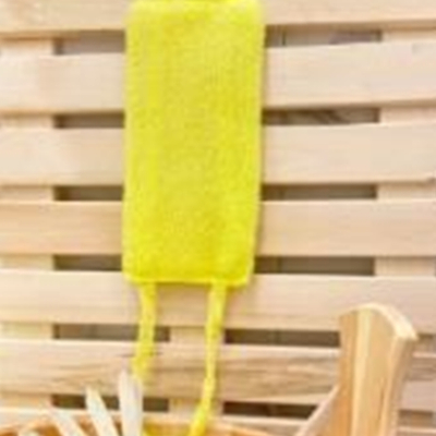 Мочалка банная с ручками (двойная) ПЭТ