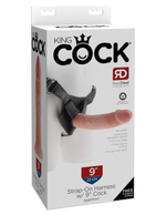 Страпон Strap on Harness with 9" Cock 562421PD