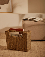 Guixols Подставка для журналов из натурального волокна с натуральной отделкой