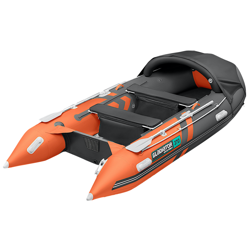 Лодка ПВХ Gladiator Active C370AL с алюминиевым полом -