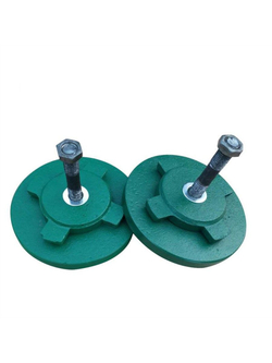 Виброопора регулируемая 0,8т d 100мм М12х50 зеленая (S78-8)
