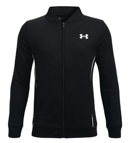 Детская теннисная толстовка Under Armour UA Pennant 2.0 FZ - black/white
