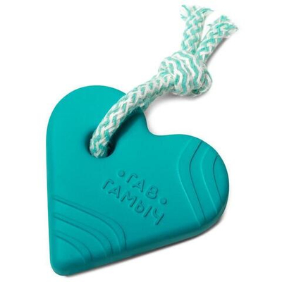 Игрушка для собак "Сердечко с веревкой", 90*85мм, серия ГАВ ГАМЫЧ, Gamma