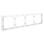 Рамка пластиковая VOLTUM S70 на 4 поста, (белый матовый)