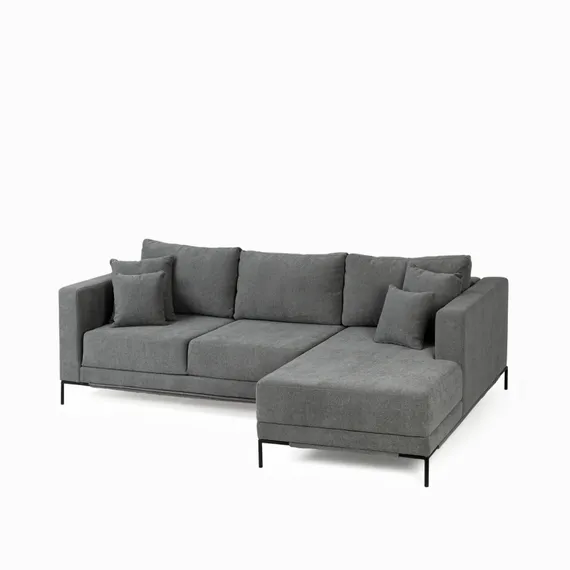 Диван раскладной Colston правосторонний 288 см, темно-серый