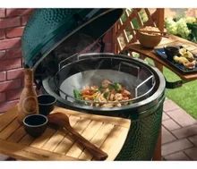 Сковорода-вок из углеродистой стали, 40 см, для грилей Big Green Egg XXL, XL, L