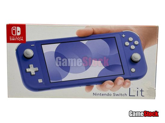Игровая приставка Nintendo Switch Lite 32GB Синий Б/У + Карта 128GB + Чип