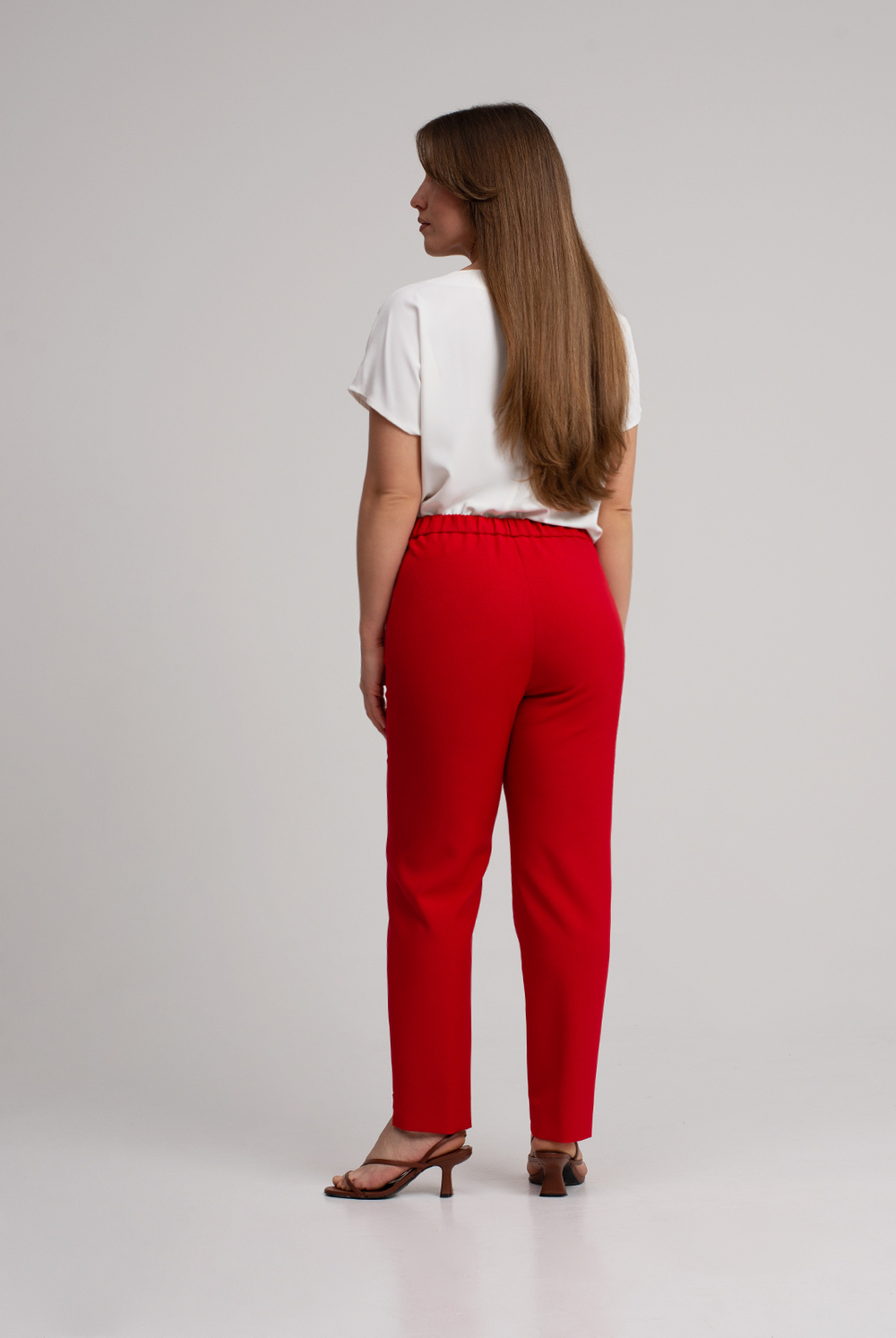 Брюки женские 2757АПА, красный #513Кр022757АПА