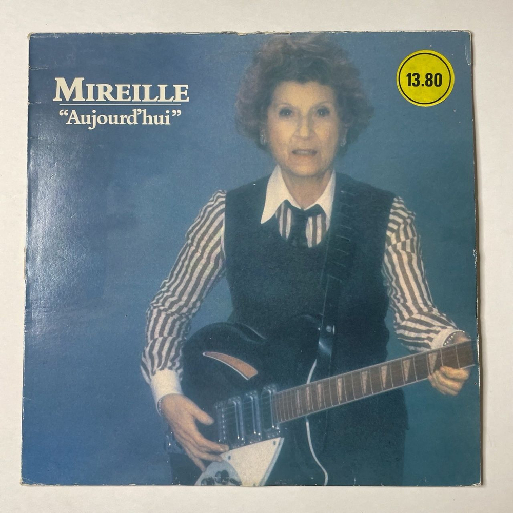 Винтажная виниловая пластинка LP Mireille Aujourd'hui (France 1975)