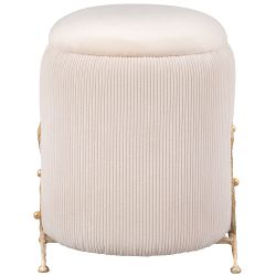 Банкетка Терра Грасс Felicita Белый Опал Айвори Мраморное золото