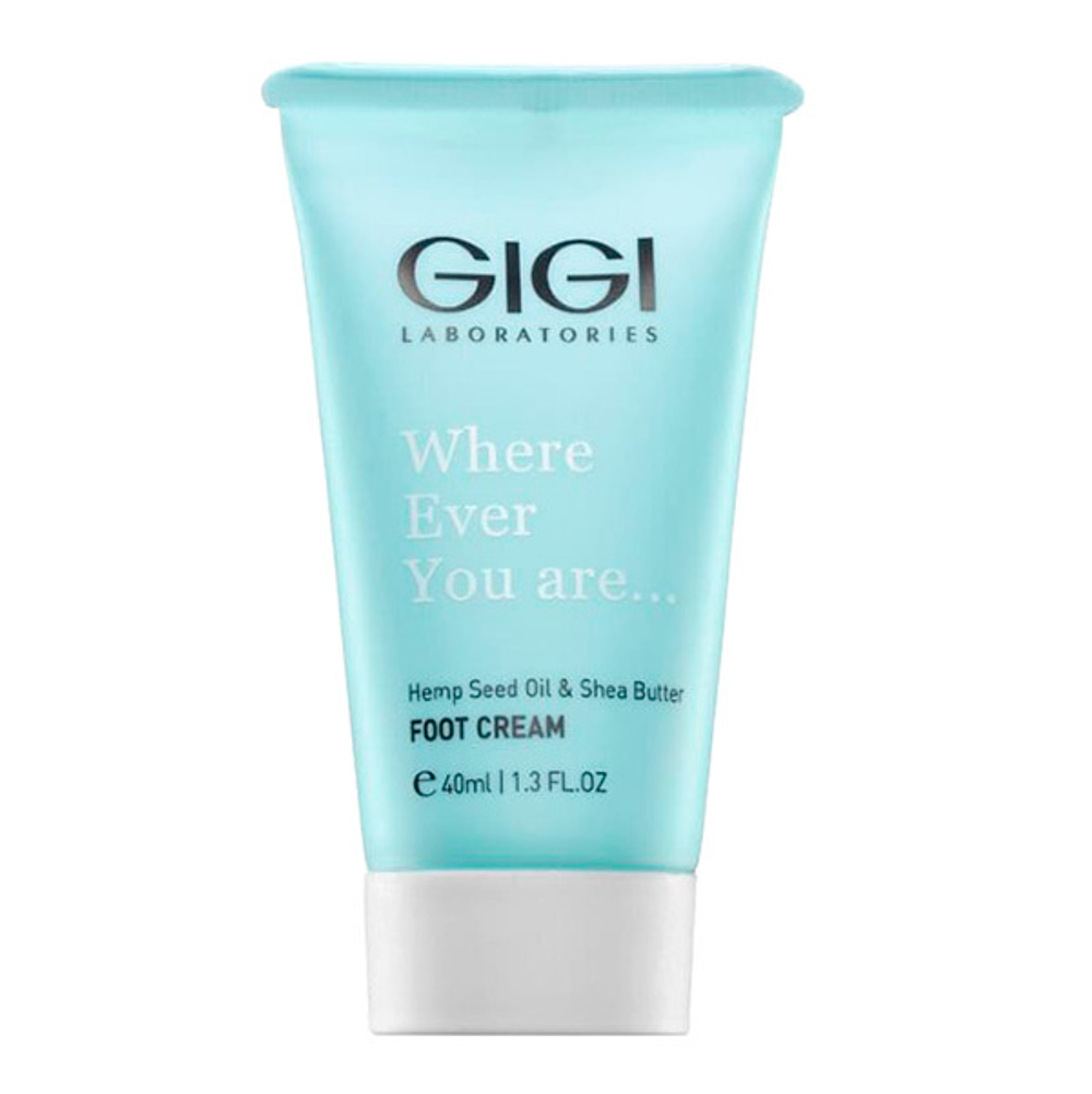 Крем для ног с маслом семян Конопли и Маслом Ши GiGi Hemp Seed Oil & Shea Butter 40мл