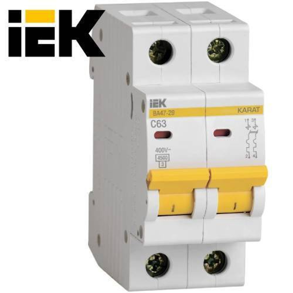 Автоматический выключатель IEK 2-Р 63А