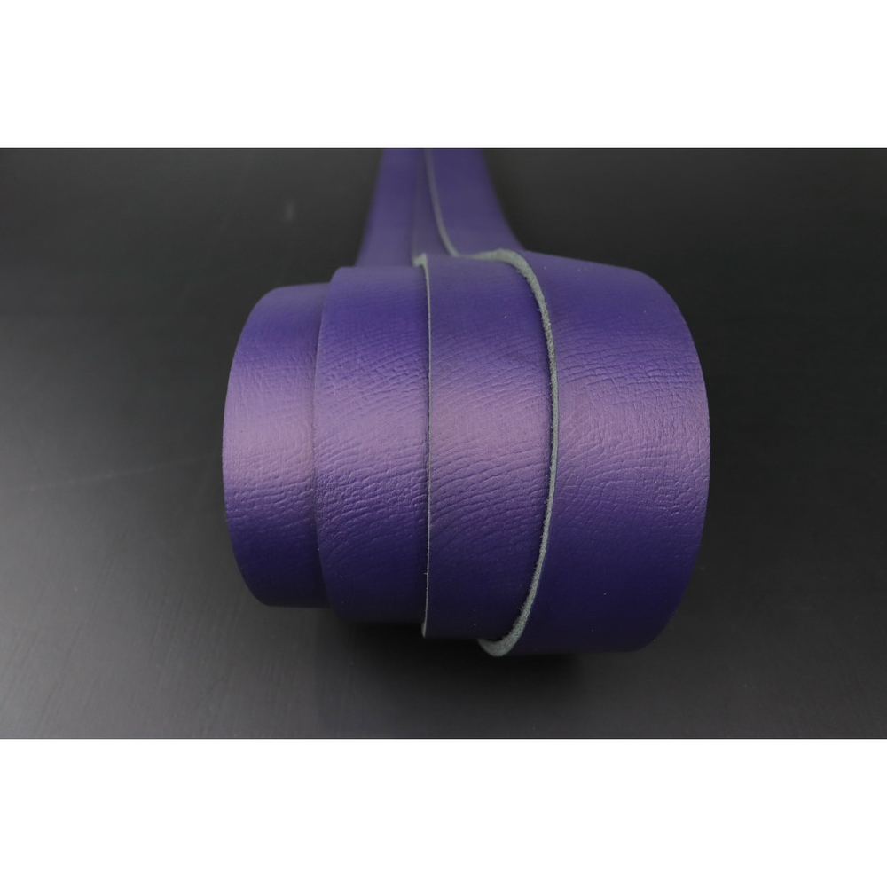 Ременная заготовка сине-фиолетовая с лицевой отделкой + плита Слон