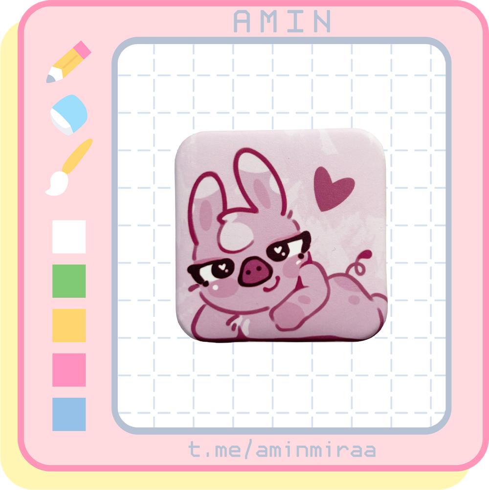 Плюшка / Значок #05 / STRAY KIDS