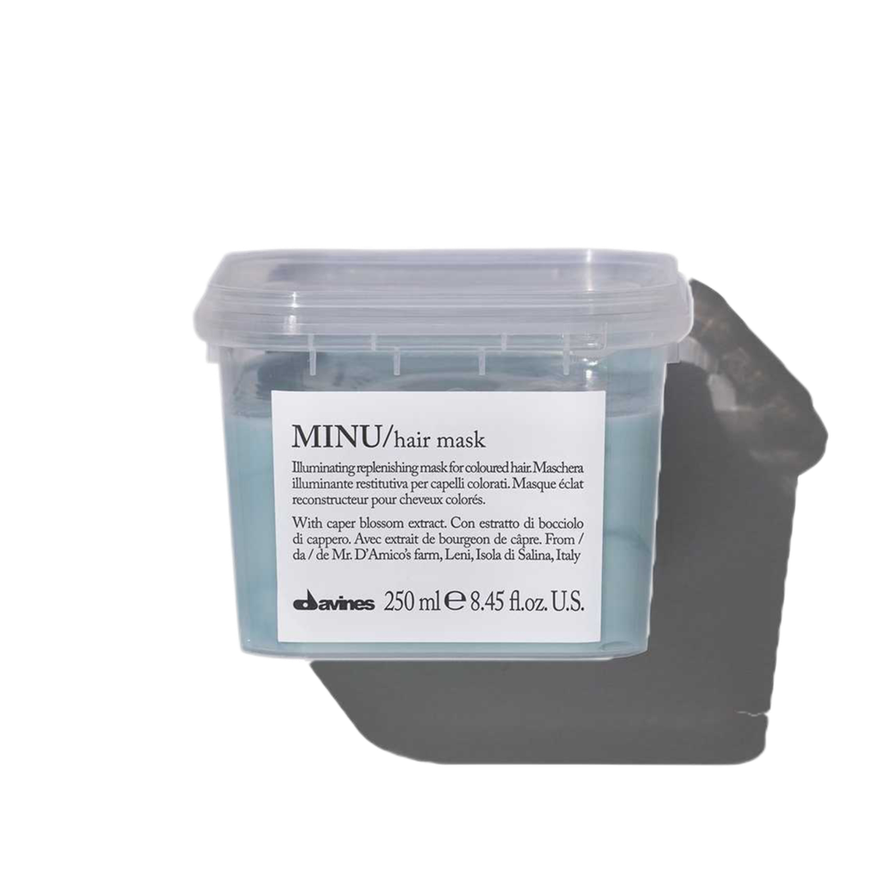 Davines MINU Hair Mask — маска для защиты цвета и восстановления окрашенных волос