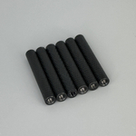 Стойка алюминиевая 20 мм текстурированная (черная) (6 Штук)