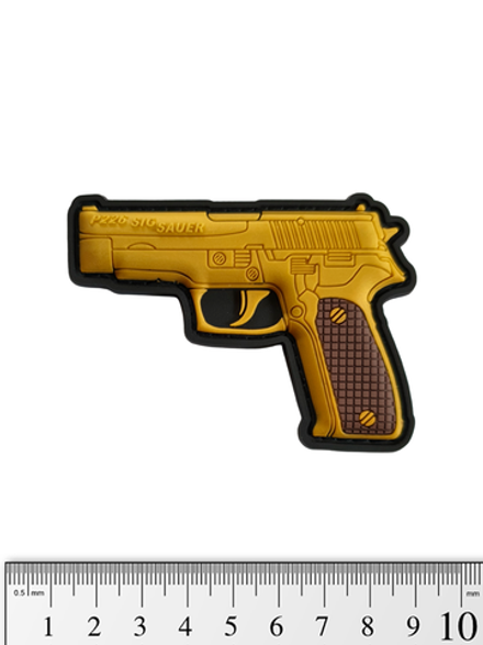 Шеврон SIG Sauer P226 PVC. Золотой