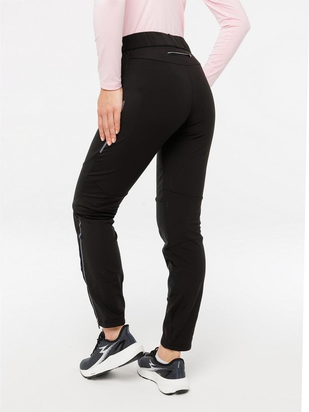 Брюки MOAX Tauri softshell zip женские, чёрные