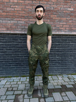 Костюм горка 6 весна-лето/зеленая цифра/панацея