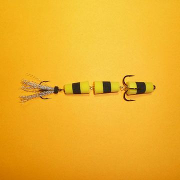 Приманка джиг. ФЛАЖОК 130 жел./чер./жел.