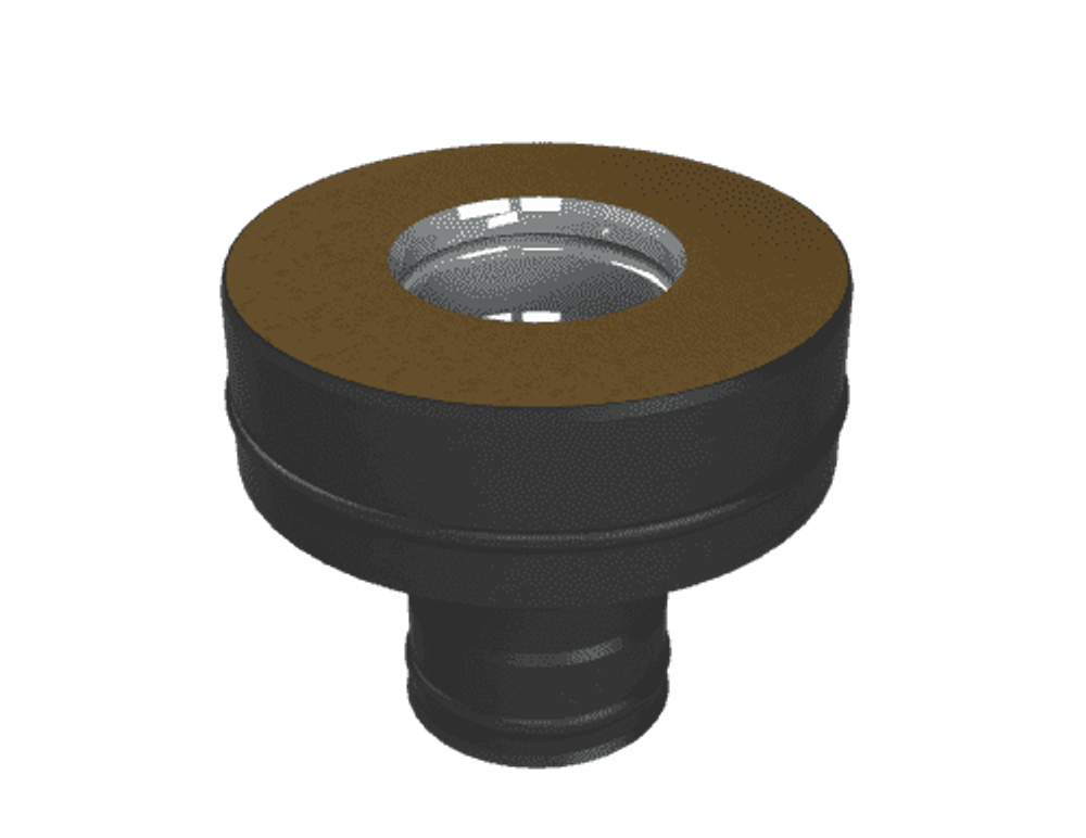 Старт на сэндвич Grill'D AISI 430 1 мм/ Оц 0,5 мм (D115/250) черный