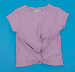 "лапша" футболка-топик узелок 4689