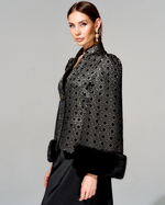 Жакет "София" с меховой отделкой