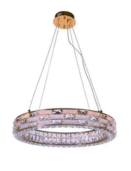 6014E/60W GOLD+CLEAR (1) Люстра NW