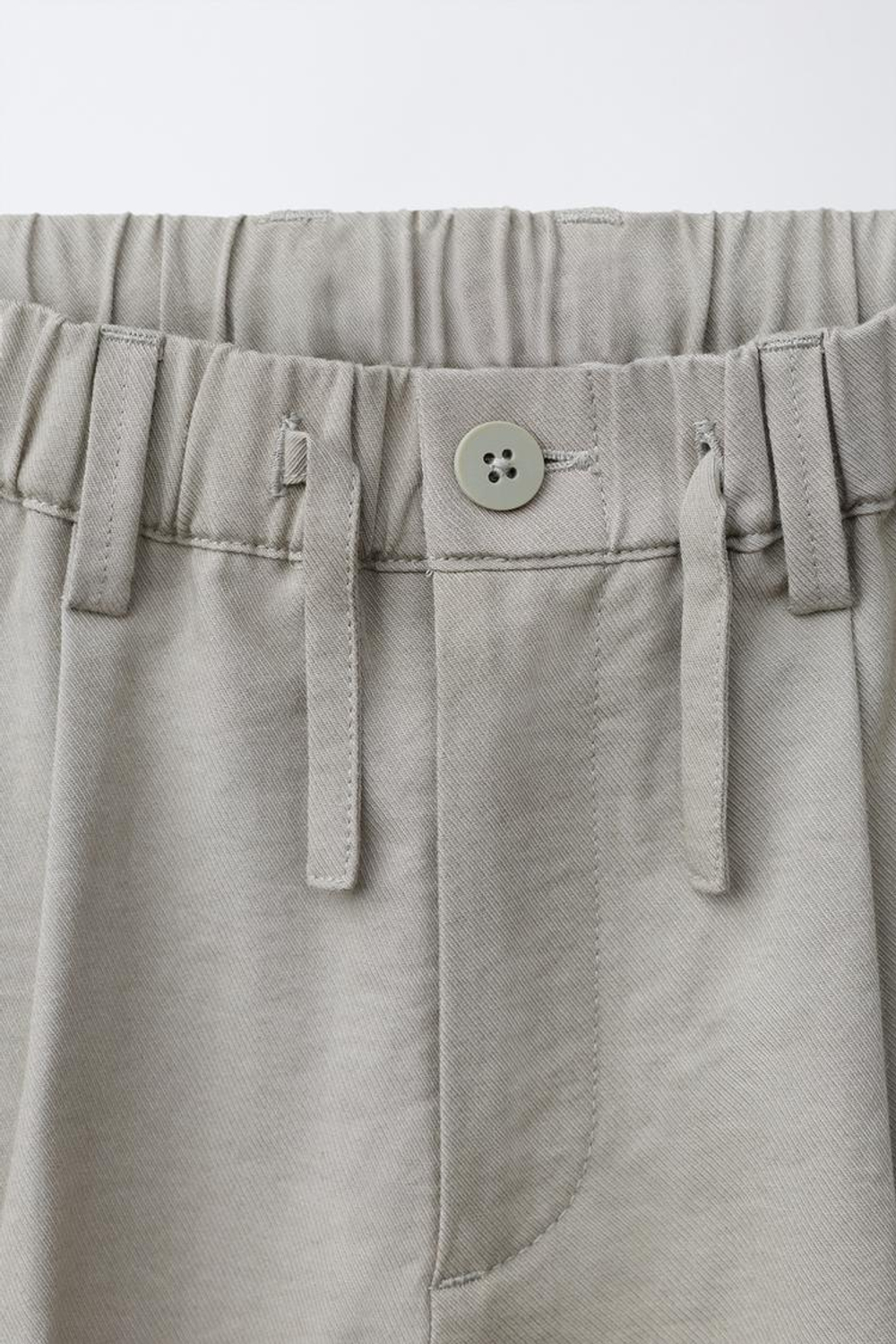 ZARA БРЮКИ СВОБОДНОГО КРОЯ С ЗАЩИПАМИ, СЕРЫЙ/КОРИЧНЕВЫЙ