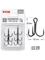 Крючок тройник рыболовный RYOBI RTH-03
