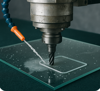 Фрезеровка стекла и зеркал