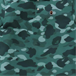A Bathing Ape Bathing Ape Head Series Polo Shirt зеленый