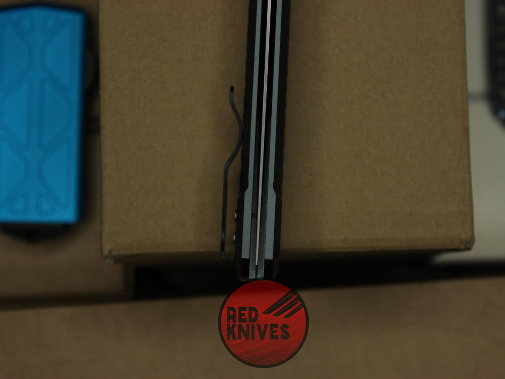 Нож Pro-Tech Godfather Gray (кастом) - серая рукоять, клинок стоунвош