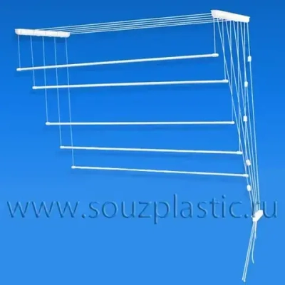 Сушилка потолочная 'Лиана' (5стержней) 2,4м