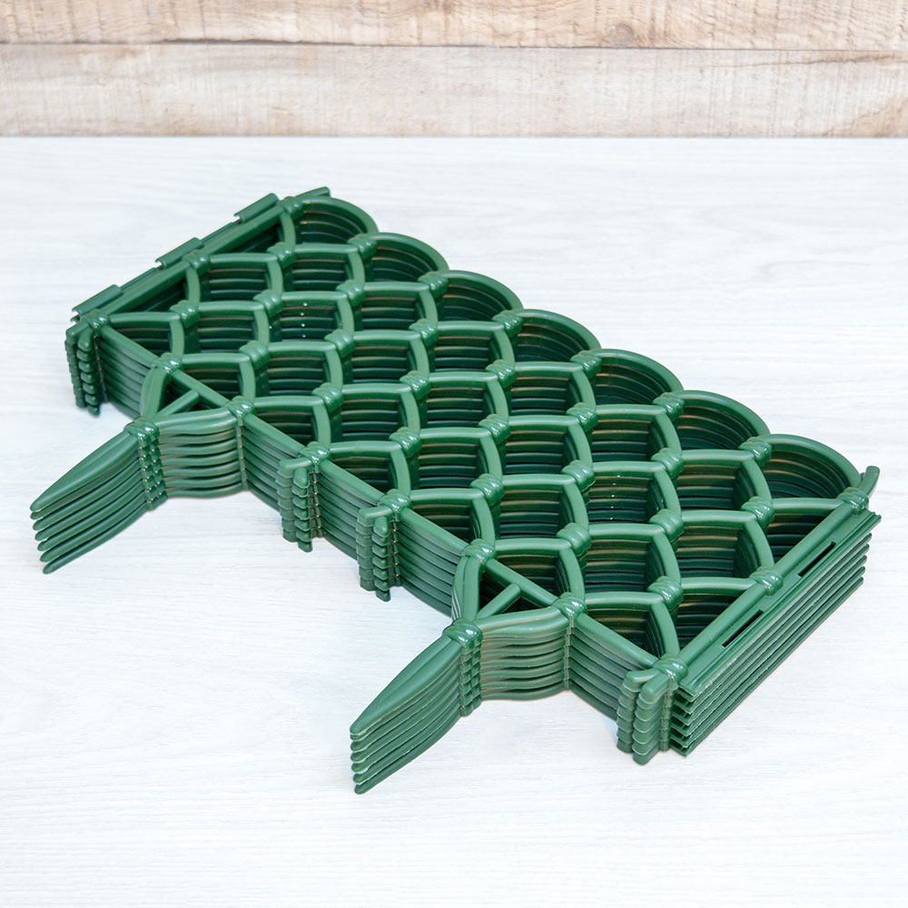 Заборчик декоративный Фаберже 2,8м темно-зеленый