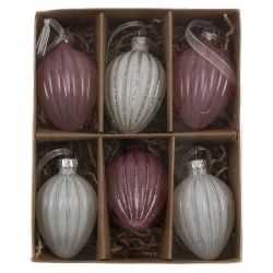 GAEM Набор из 6-ти изделий декоративных подвесных "Яйцо пасхальное" (3,5*5), L13 W16 H4 см