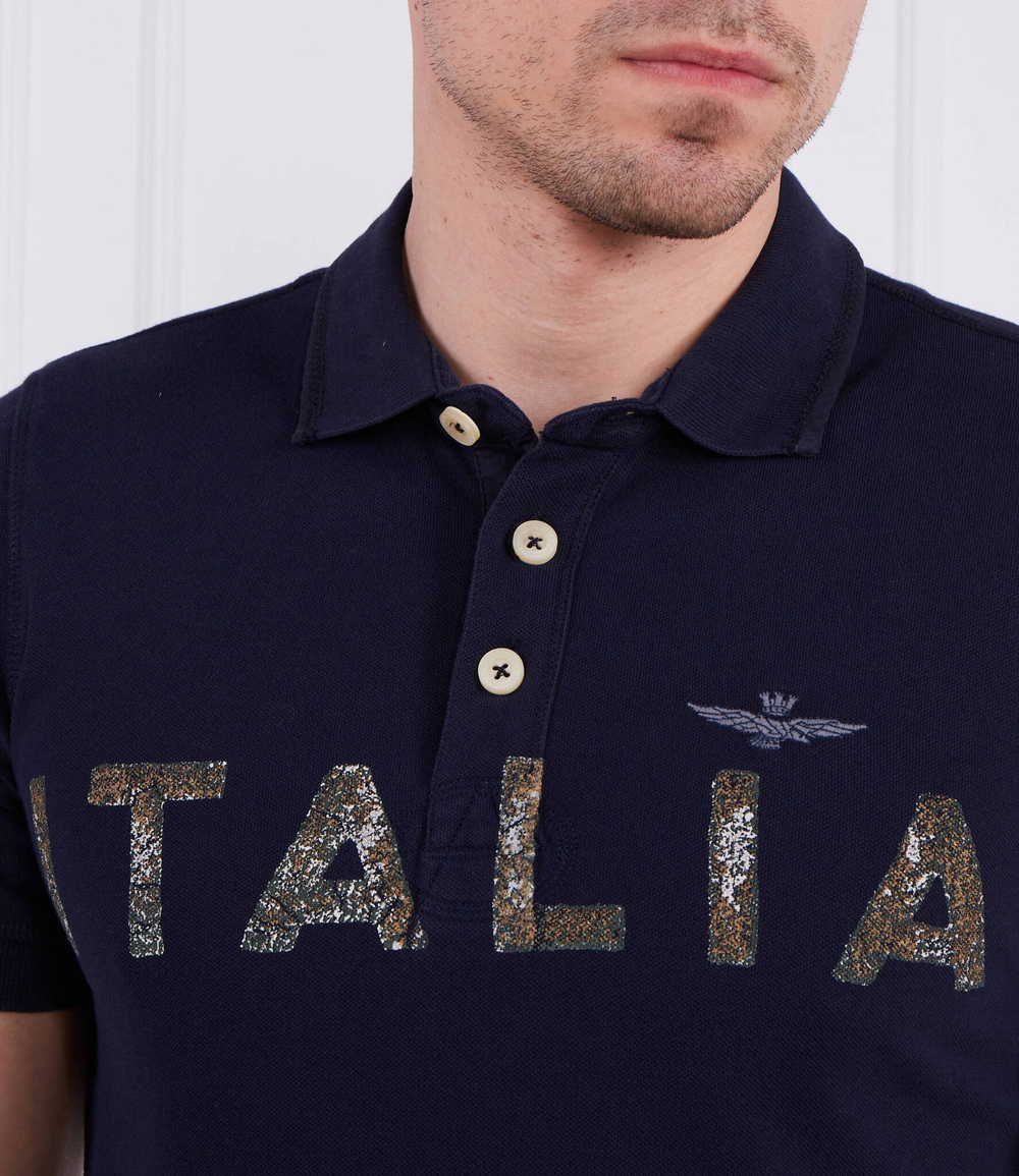 Поло Aeronautica Militare - темно-синий(PO1680P313)