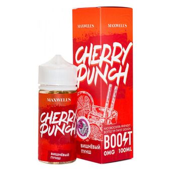 Жидкость MAXWELLS 0% 100 ml Cherry Punch - Вишневый пунш