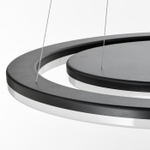 Люстра IKEA NORAFORS (НОРАФОРС), Черный / белый, 58 см