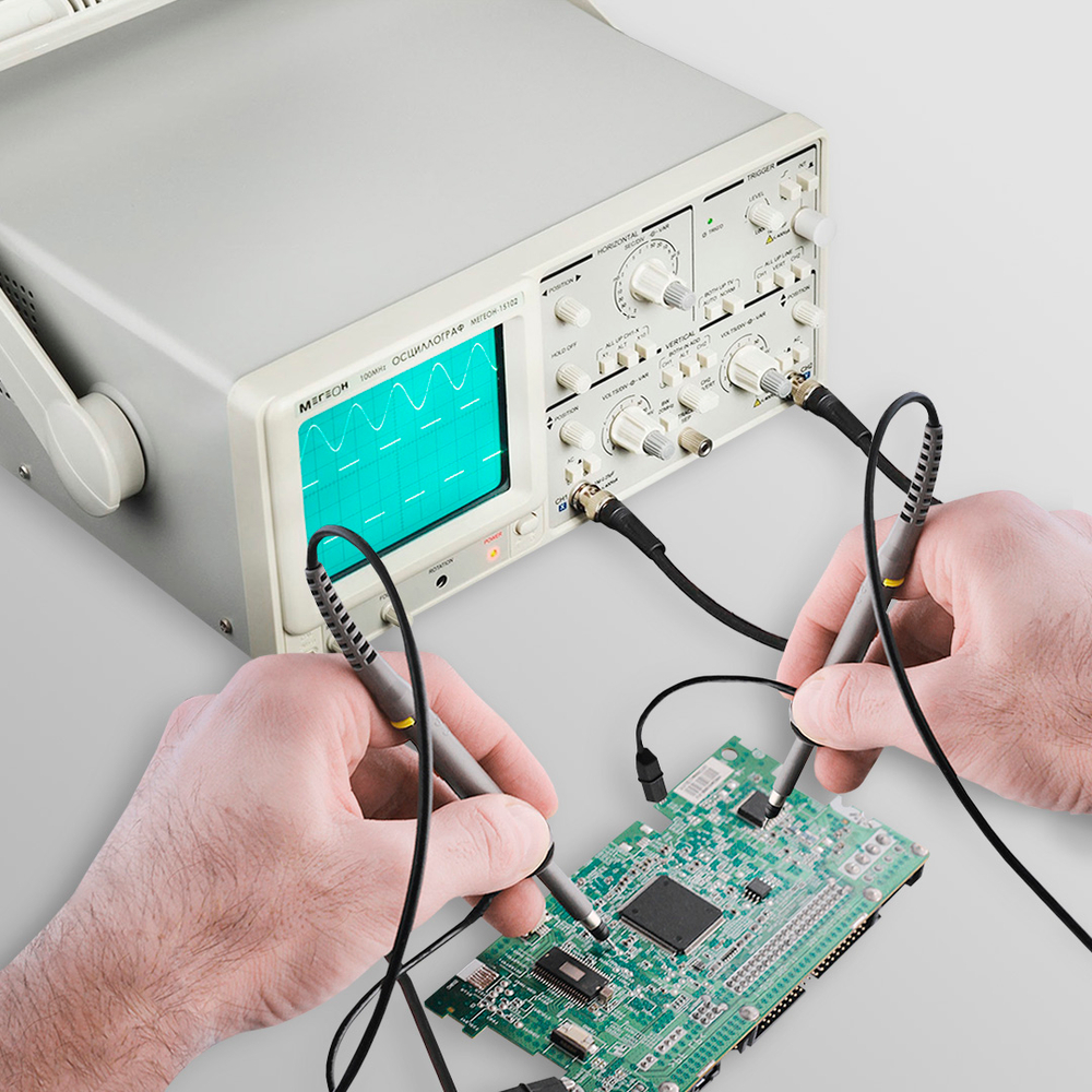 Осциллограф аналоговый два канала МЕГЕОН 15102