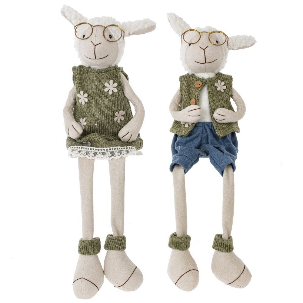 GAEM Игрушка набивная "Барашек/Овечка", L12 W10 H46/20 см, 2в.