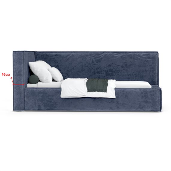 Кровать Bever ЛЕВАЯ 140 с подъемным механизмом - Nebby 030