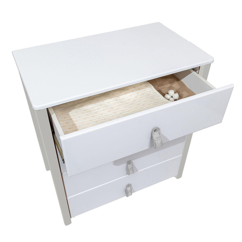 Пеленальный комод Sweet Baby Massimo Белый/Серый