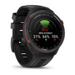 Умные часы Garmin Approach S70 47мм Black Ceramic Bezel with Black Silicone Band