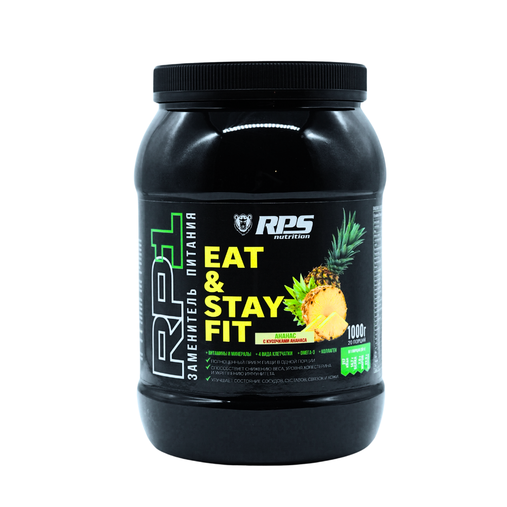 EAT AND STAY FIT ЗАМЕНИТЕЛЬ ПИТАНИЯ RPS NUTRITION 1000г БАНКА