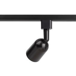 Трековый светильник однофазный ЭРА TR41-GU10 BK под лампу GU10 черный | Однофазные светильники под лампу