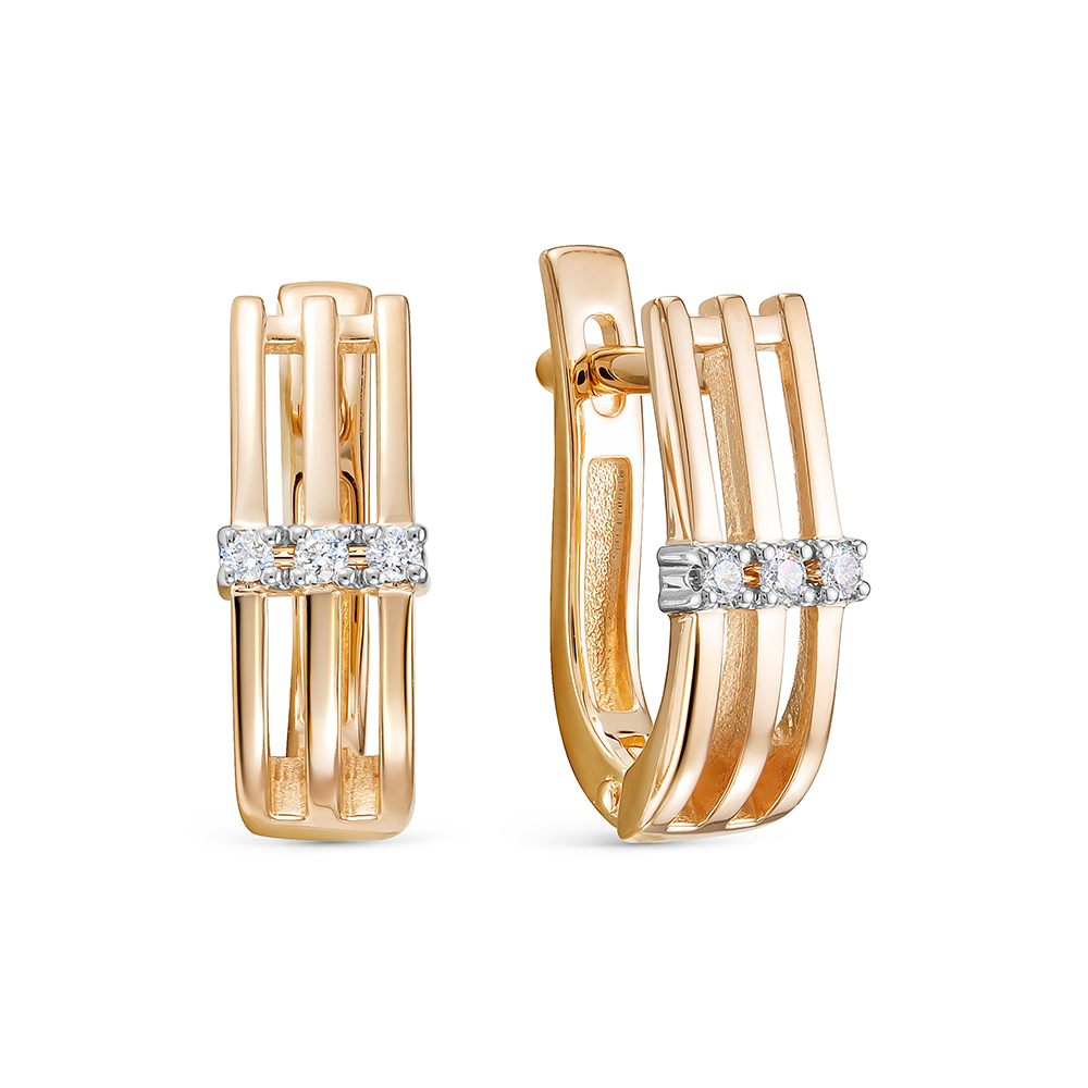 Серьги из золота 585 пробы