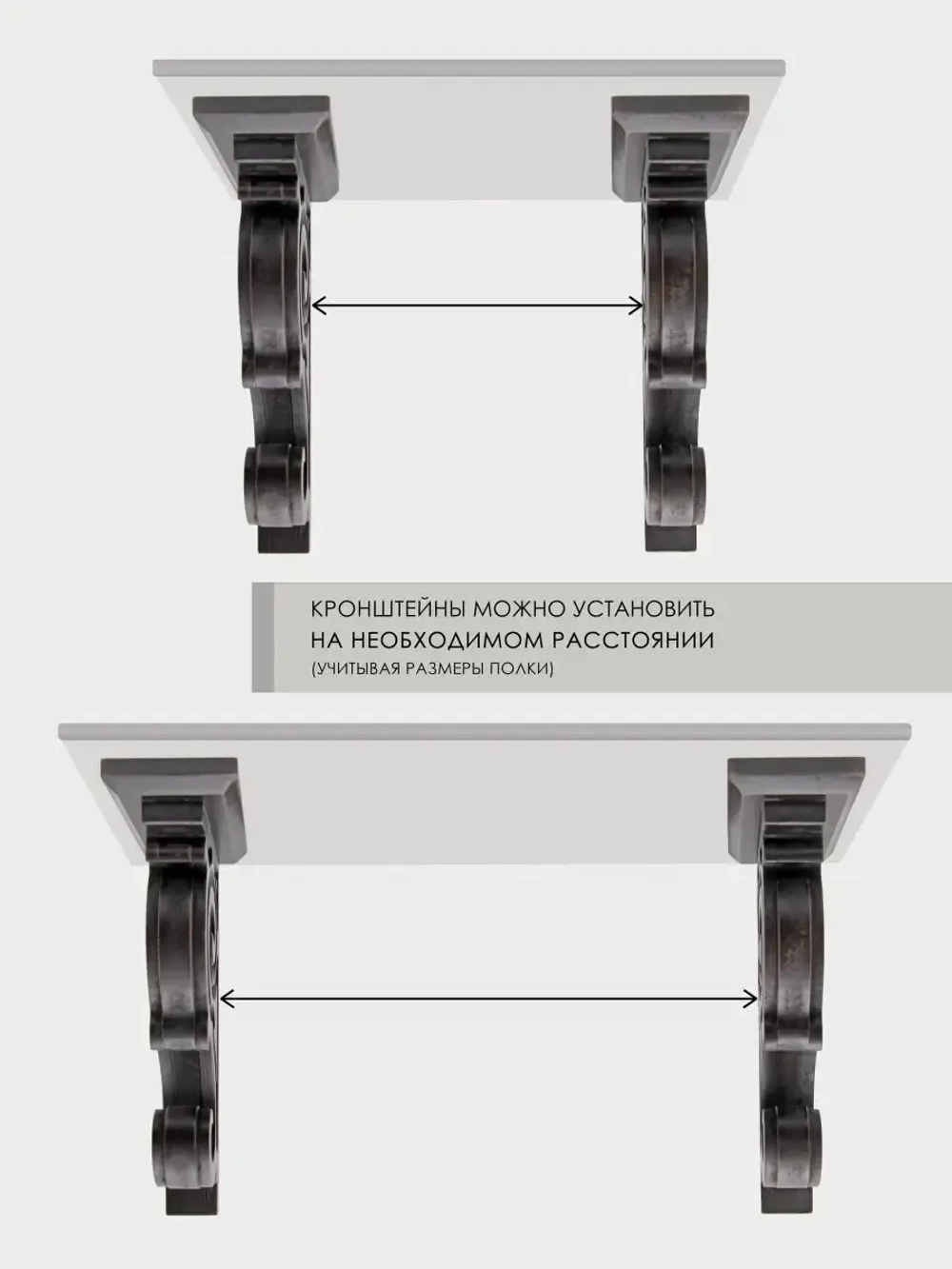 Кронштейн для полки на стену