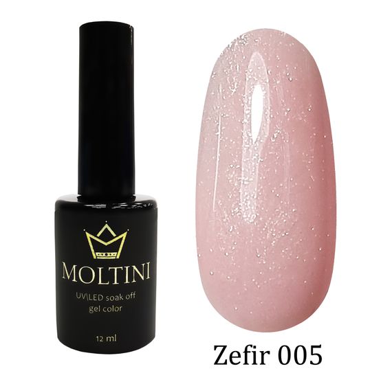 Гель-лак Moltini Zefir 005, 12 ml