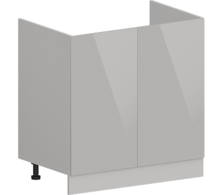 Кухня Модуль ШНМ 800 Белый / Белый Глянец